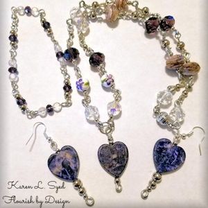 Majestic Hearts Jewelry Set